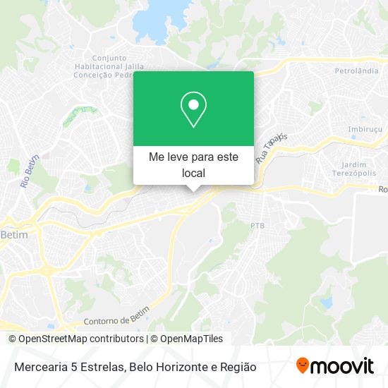 Mercearia 5 Estrelas mapa