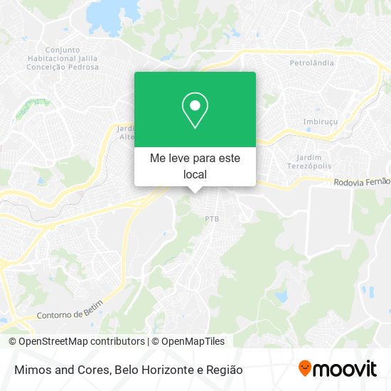 Mimos and Cores mapa