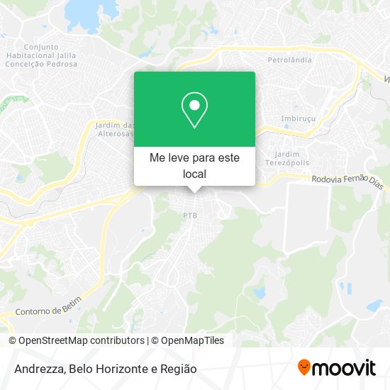 Andrezza mapa