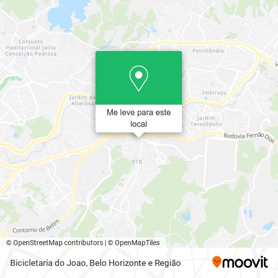 Bicicletaria do Joao mapa