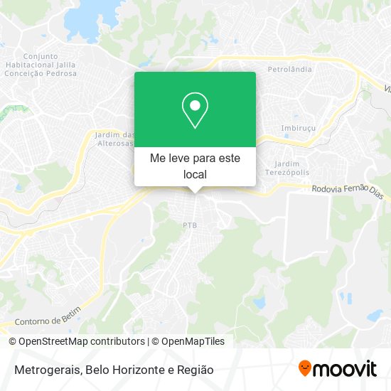 Metrogerais mapa