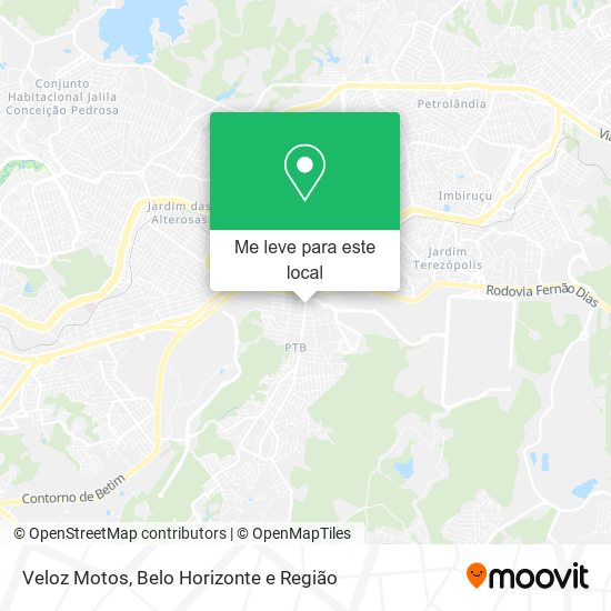 Veloz Motos mapa