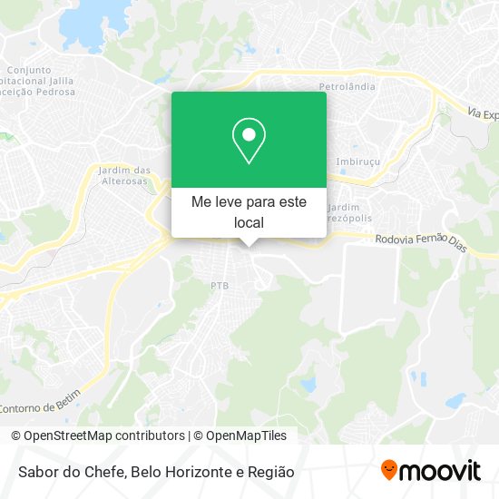 Sabor do Chefe mapa