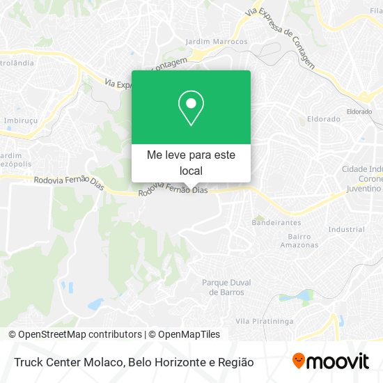Truck Center Molaco mapa