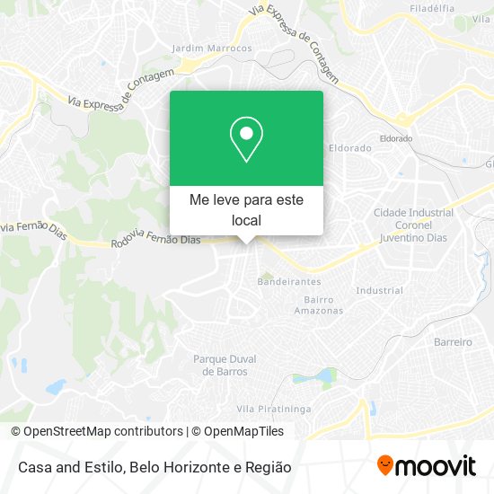 Casa and Estilo mapa