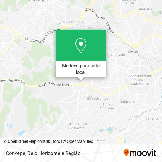 Convepe mapa