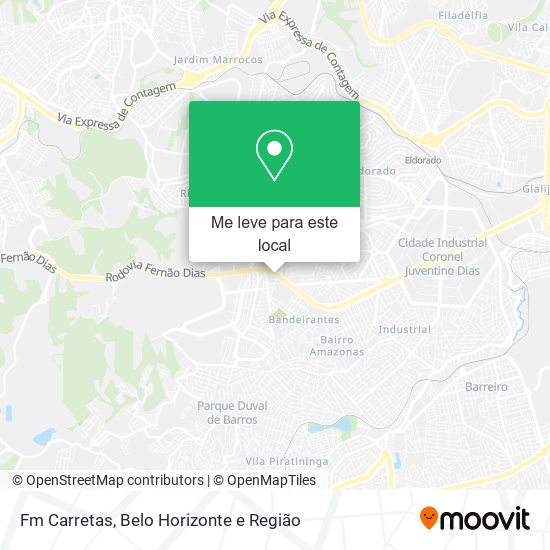 Fm Carretas mapa