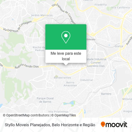 Styllo Moveis Planejados mapa