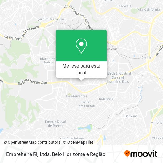 Empreiteira Rlj Ltda mapa