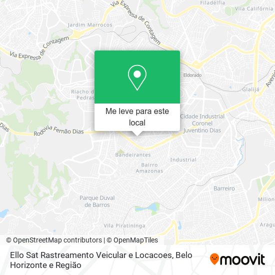 Ello Sat Rastreamento Veicular e Locacoes mapa
