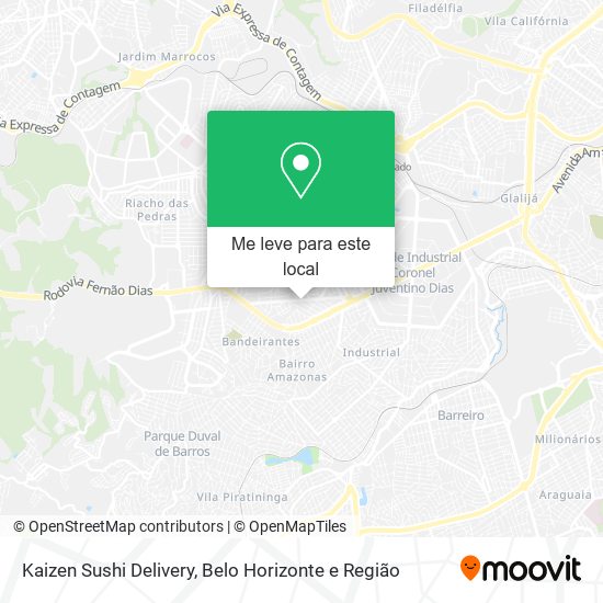 Kaizen Sushi Delivery mapa