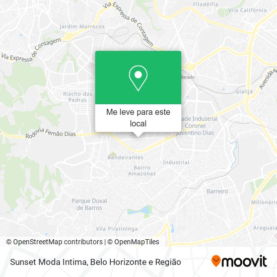 Sunset Moda Intima mapa