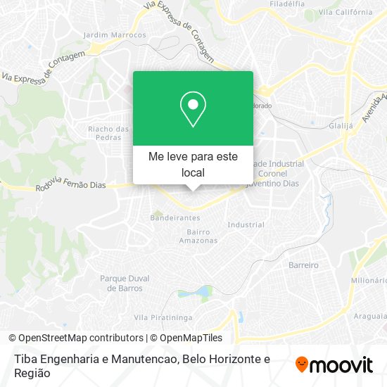 Tiba Engenharia e Manutencao mapa