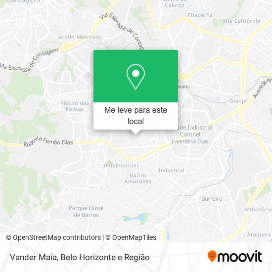 Vander Maia mapa