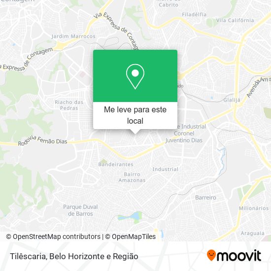 Tilêscaria mapa