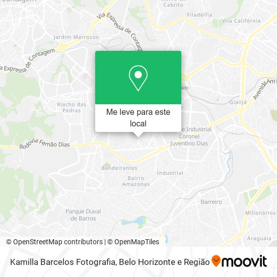 Kamilla Barcelos Fotografia mapa