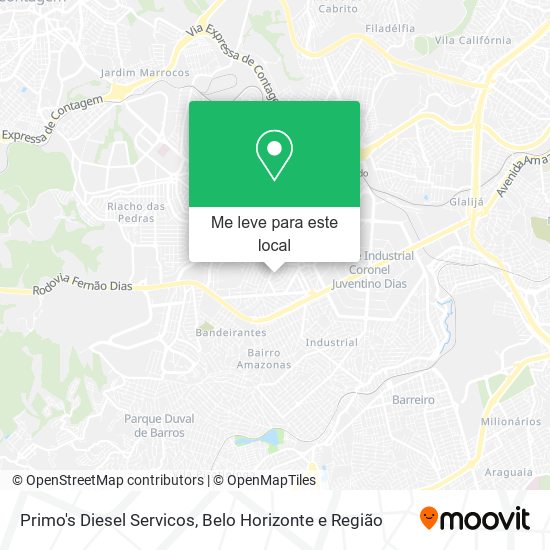 Primo's Diesel Servicos mapa