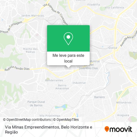 Via Minas Empreendimentos mapa