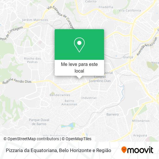Pizzaria da Equatoriana mapa