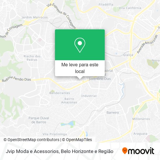 Jvip Moda e Acessorios mapa