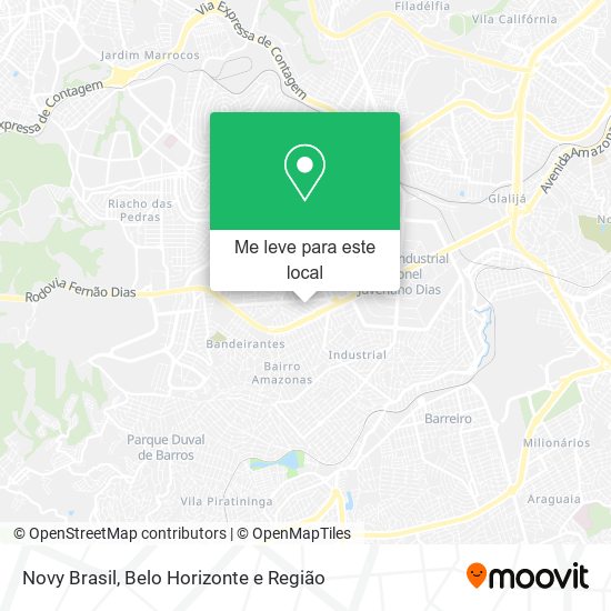 Novy Brasil mapa