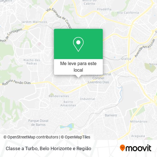 Classe a Turbo mapa