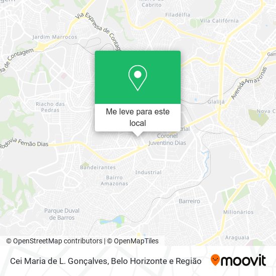 Cei Maria de L. Gonçalves mapa