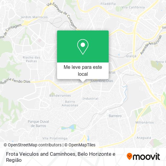 Frota Veiculos and Caminhoes mapa