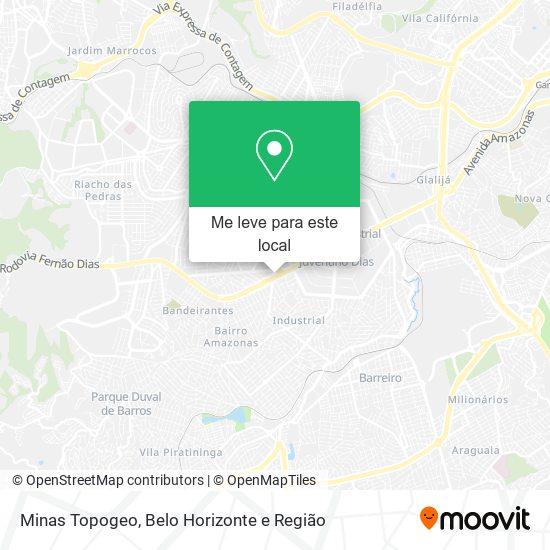 Minas Topogeo mapa