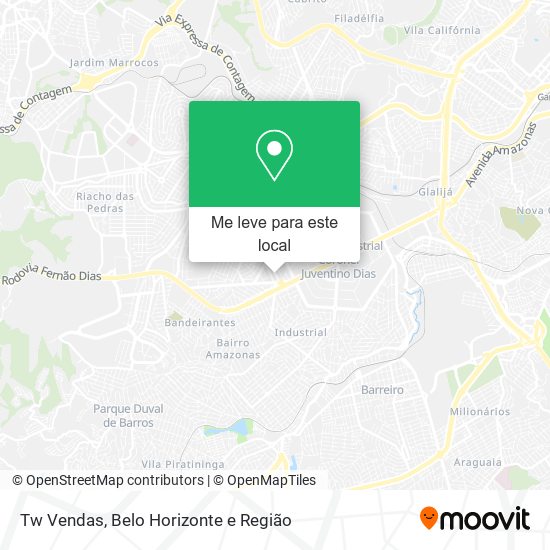 Tw Vendas mapa