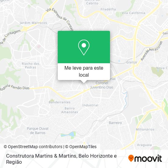 Construtora Martins & Martins mapa