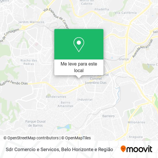Sdr Comercio e Servicos mapa