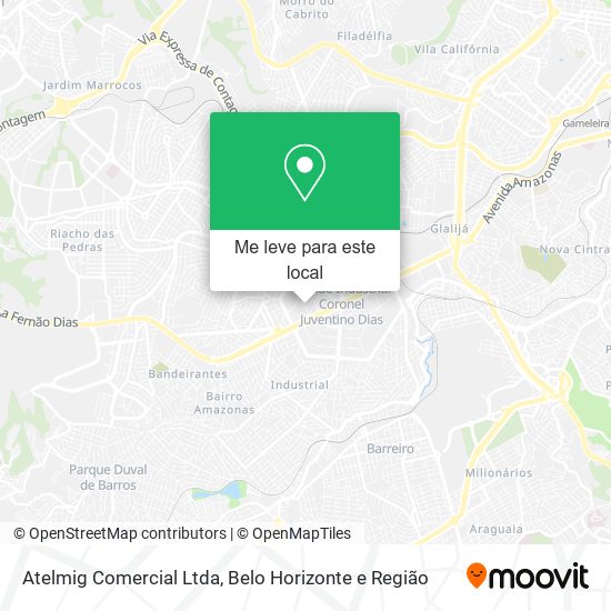 Atelmig Comercial Ltda mapa