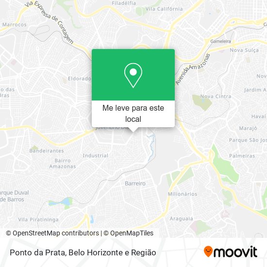 Ponto da Prata mapa