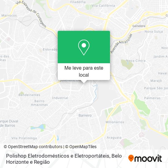 Polishop Eletrodomésticos e Eletroportáteis mapa