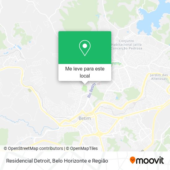 Residencial Detroit mapa