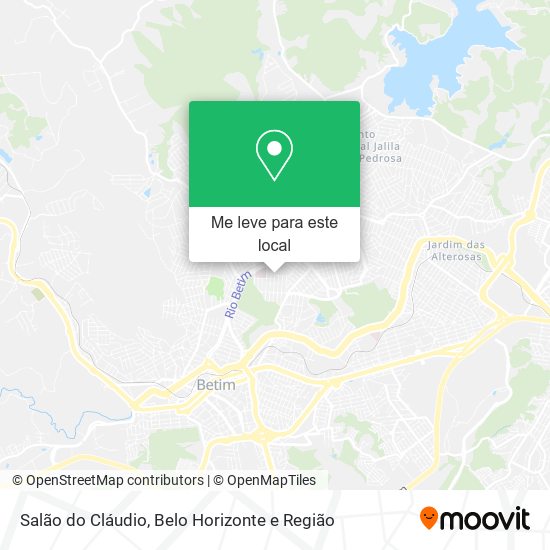 Salão do Cláudio mapa