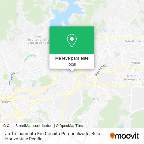 Jb Treinamento Em Circuito Personalizado mapa