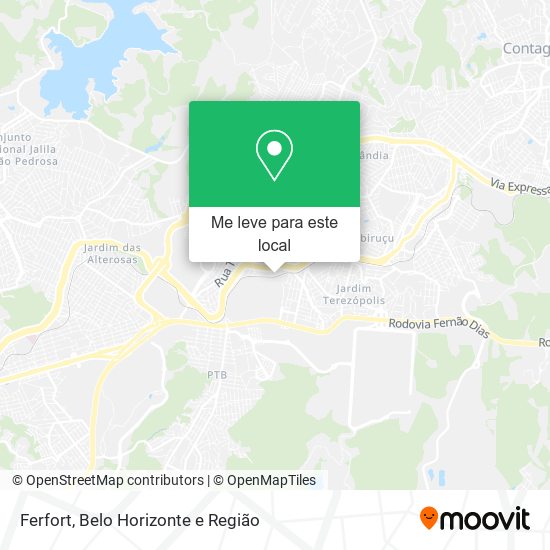 Ferfort mapa