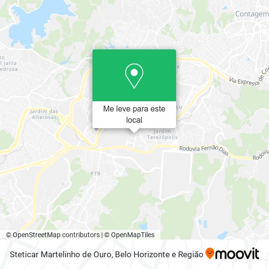 Steticar Martelinho de Ouro mapa