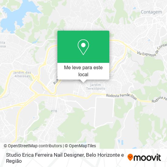 Studio Erica Ferreira Nail Designer mapa