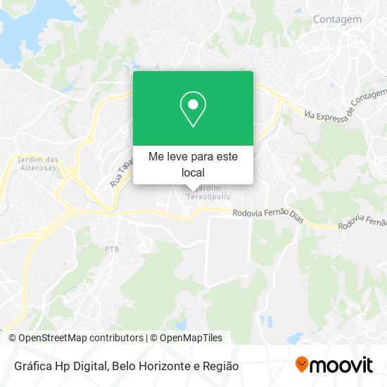 Gráfica Hp Digital mapa