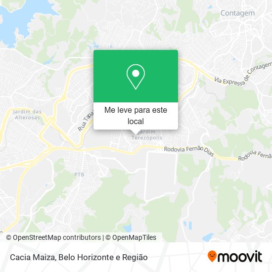 Cacia Maiza mapa