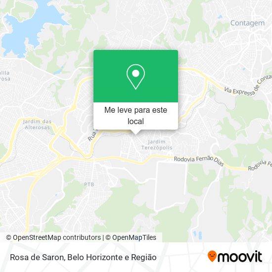 Rosa de Saron mapa