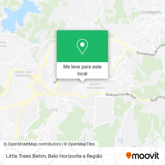 Little Trees Betim mapa