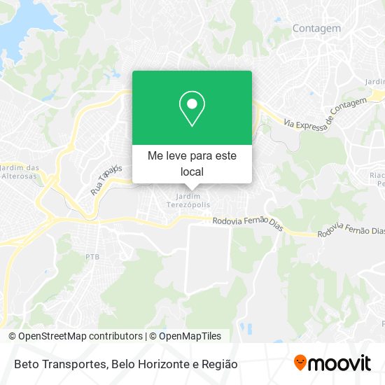 Beto Transportes mapa