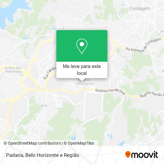 Padaria mapa