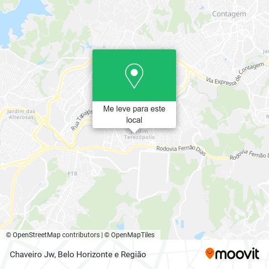 Chaveiro Jw mapa