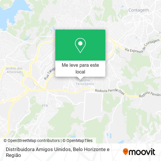 Distribuidora Amigos Uinidos mapa