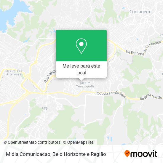 Midia Comunicacao mapa